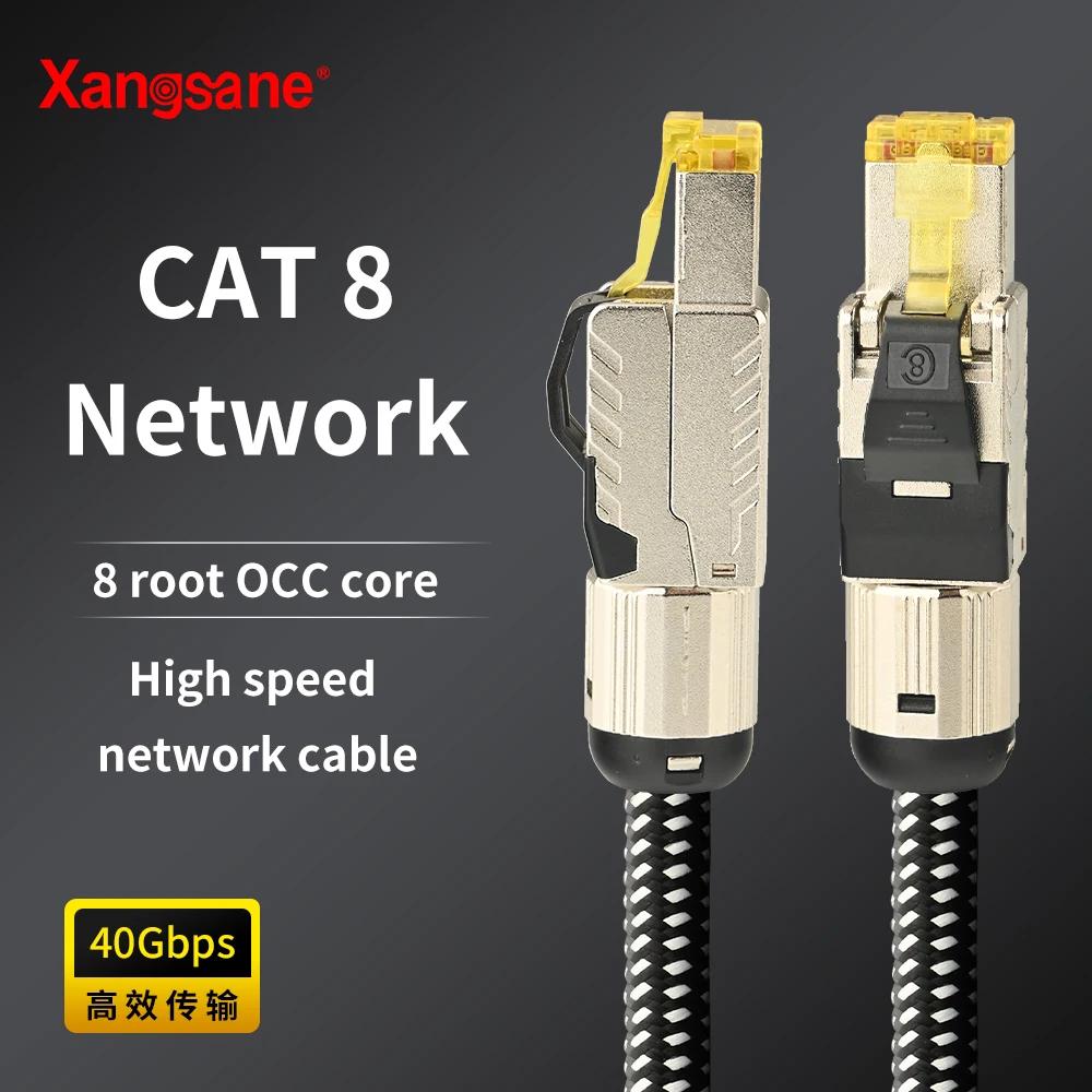 Xangsane   ̴ ̺, Ʈ ͳ LAN ̺, PS4  , 5N OCC cat 8 Ʈũ, cat8, rj45, 40Gbps, 2000MHz